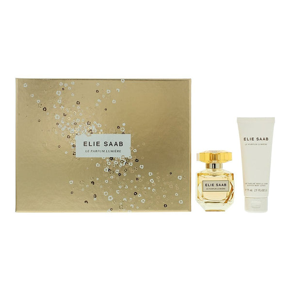 Elie Saab Elie Saab Le Parfum Lumiere 2 Piece Gift Set: 50ml EDP Spray - Scented Body Lotion 75ml - Health & Beauty > Personal Care > Cosmetics > Perfumes & Colognes EDP