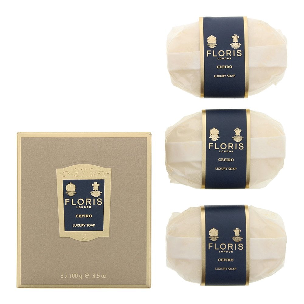 Floris Floris Cefiro Luxury Soap 3 X 100G - Health & Beauty > Personal Care > Cosmetics > Bath & Body > Body Wash Soap