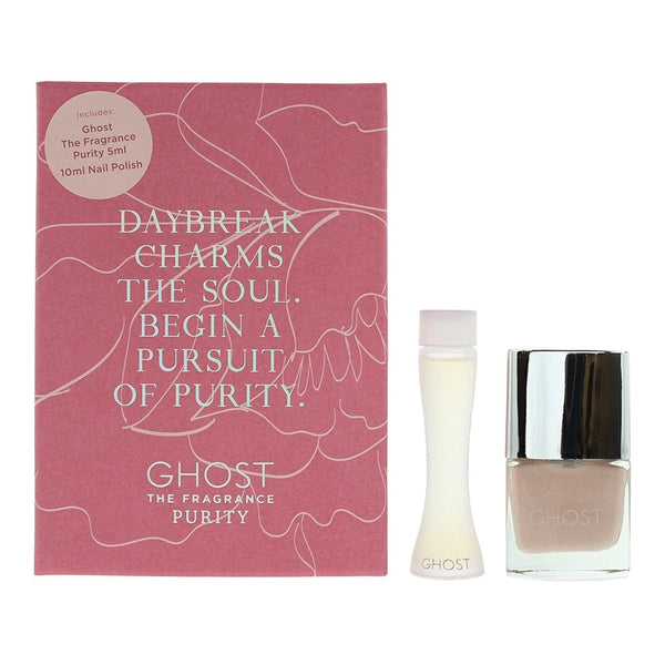 Ghost Ghost Purity 2 Piece Gift Set: EDT 5Ml - Nail Polish 10ml - Health & Beauty > Personal Care > Cosmetics > Nail Care > Nail Polishes EDT