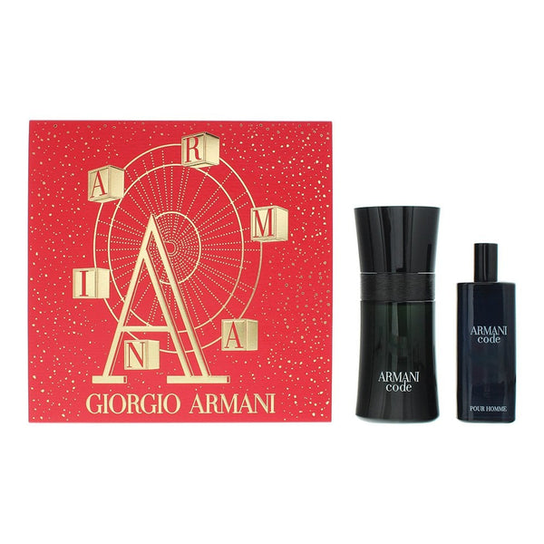 Giorgio Armani Giorgio Armani Code Pour Homme 2 Piece Gift Set: 50ml EDT Spray - EDT 15ml - Health & Beauty > Personal Care > Cosmetics > Perfumes & Colognes > Eaux De Toilette EDT