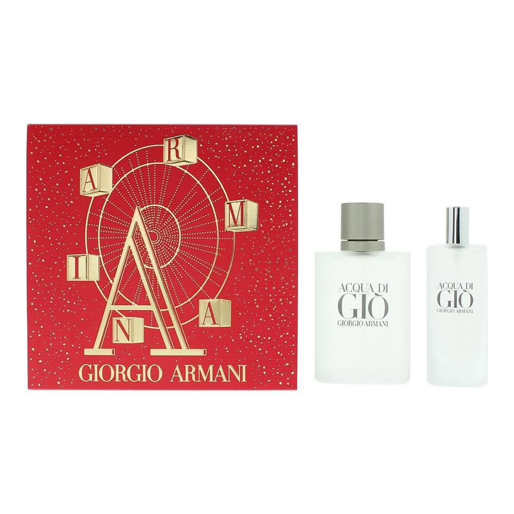 Giorgio Armani Giorgio Armani Acqua Di Gio Homme Gift Set 50ml EDT Spray + EDT 15ml - Health & Beauty > Personal Care > Cosmetics > Perfumes & Colognes > Eaux De Toilette EDT