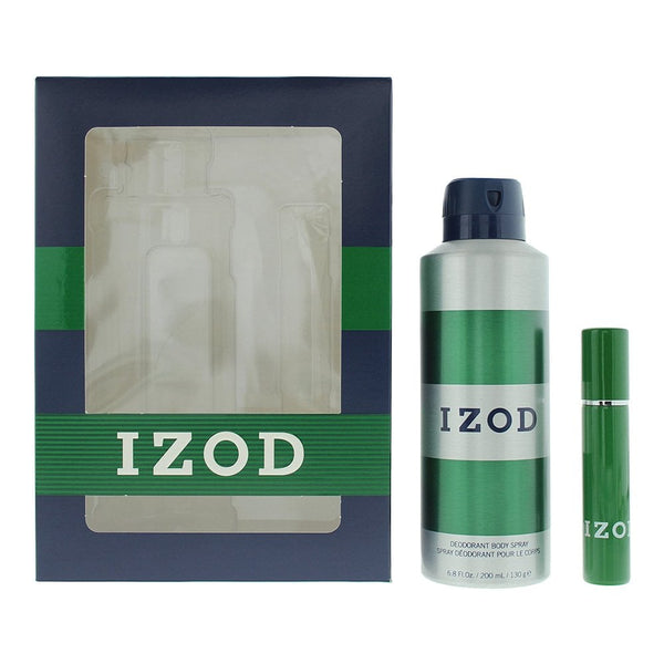 IZOD Izod Green 2 Piece Gift Set: EDT 15ml - Body Spray 200ml - Health & Beauty > Personal Care > Cosmetics > Perfumes & Colognes EDT