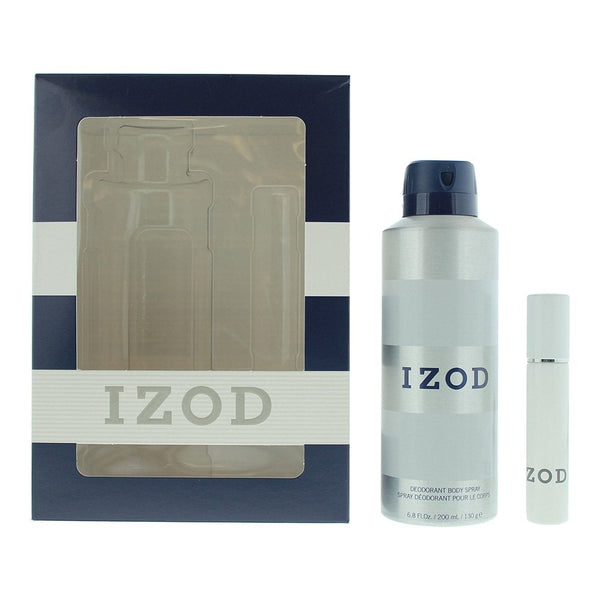 IZOD Izod White 2 Piece Gift Set: EDT 15ml - Body Spray 200ml - Health & Beauty > Personal Care > Cosmetics > Perfumes & Colognes EDT