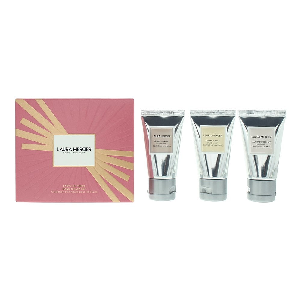 Laura Mercier Laura Mercier Party Of Three Hand Cream Set 3 X 30ml - Almond Coconut - Creme Brulee - Ambre Vanille -