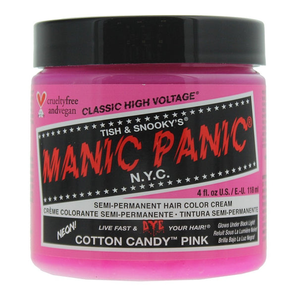 Manic Panic Manic Panic Classic High Voltage Cotton Candy Pink Semi-Permanent Hair Color Cream 118ml - Cream