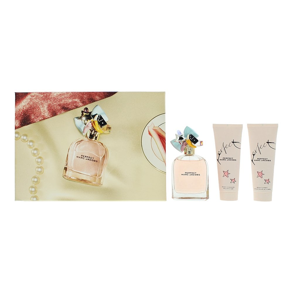 Marc Jacobs Marc Jacobs Perfect Gift Set: 100 EDP Spray + Body Lotion 75ml + 75ml Shower Gel - Health & Beauty > Personal Care > Cosmetics > Perfumes & Colognes EDP