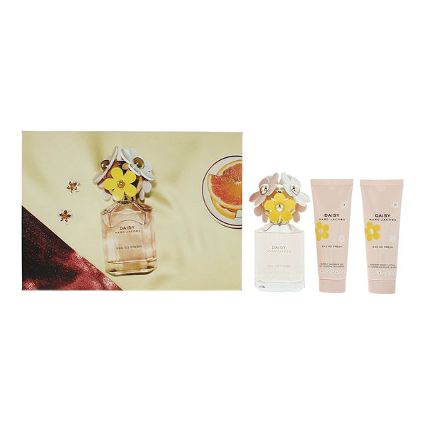 Marc Jacobs Marc Jacobs Daisy Eau So Fresh 3 Piece Gift Set: EDT 75ml - Body Lotion 75ml - Shower Gel 75ml - Health & Beauty > Personal Care > Cosmetics > Perfumes & Colognes EDT