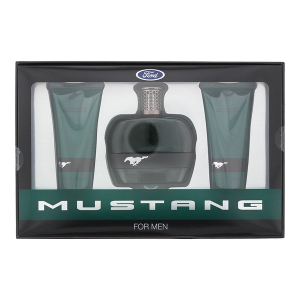 Mustang Mustang Green Gift Set: 100ml EDT Spray + 100ml S Gel + Aftershave Balm 100ml - Health & Beauty > Personal Care > Cosmetics > Perfumes & Colognes EDT