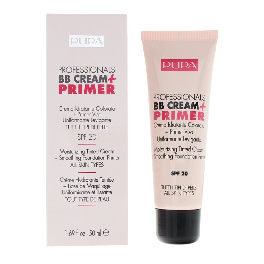 Pupa Pupa Professionals Bb Cream + Primer SPF20 Tinted Cream 50ml All Skin Types - 002 Sand -
