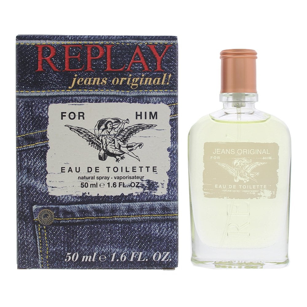 Replay Replay Jeans Original! For Him 50ml EDT Spray - Health & Beauty > Personal Care > Cosmetics > Perfumes & Colognes > Eaux De Toilette EDT