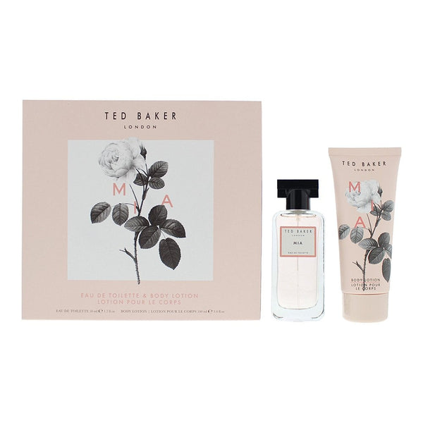 Ted Baker Ted Baker Mia 2 Piece Gift Set: 50ml EDT Spray - Body Lotion 100ml - Health & Beauty > Personal Care > Cosmetics > Perfumes & Colognes EDT