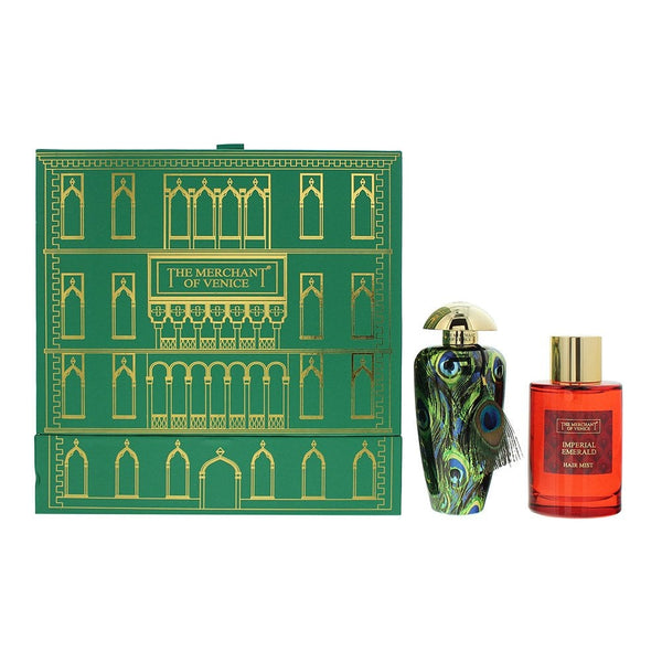 THE MERCHANT OF VENI The Merchant Of Venice Imperial Emerald 2 Piece Gift Set: EDP Concentree 100ml - Hair Mist 100ml -