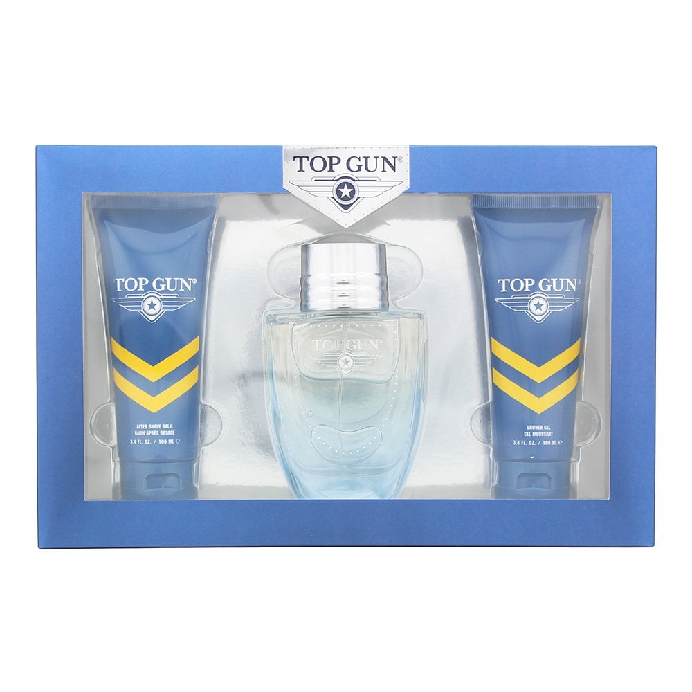 TOP GUN Top Gun Rivet Gift Set 100ml EDT Spray + Hair & Body Wash 100ml + A Balm 100ml - Health & Beauty > Personal Care > Cosmetics > Perfumes & Colognes > Eaux De Toilette EDT