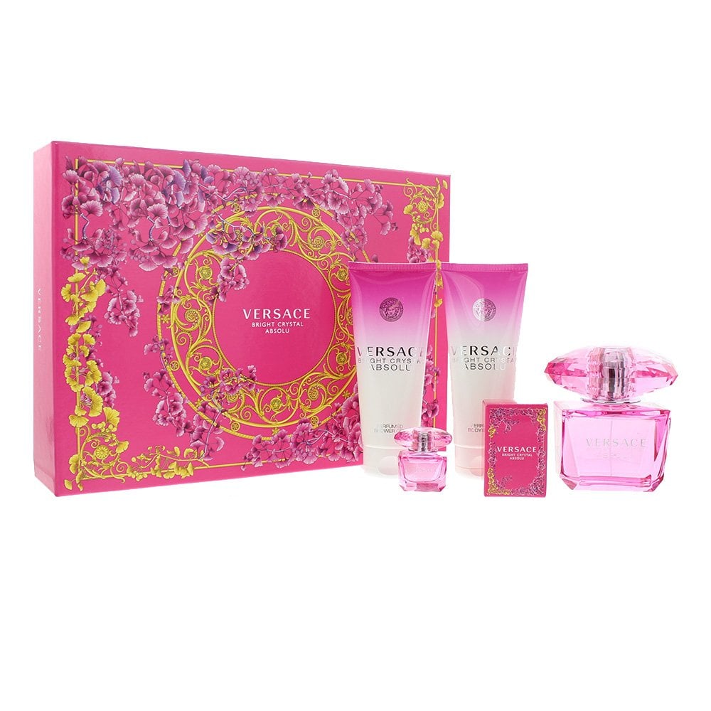 Versace Versace Bright Crystal Absolu Gift Set EDP 90Ml + 100ml S Gel + More - Health & Beauty > Personal Care > Cosmetics > Perfumes & Colognes EDP