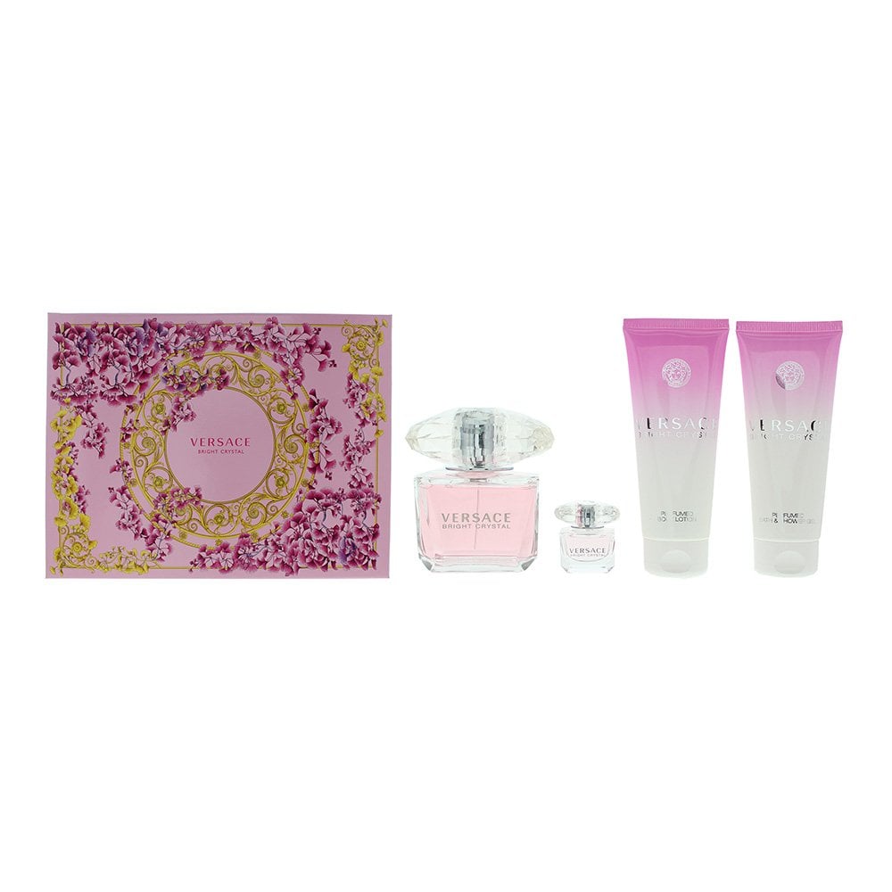 Versace Versace Bright Crystal Gift Set EDT 90Ml + 100ml S Gel + B Lotion 100ml + 5Ml - Health & Beauty > Personal Care > Cosmetics > Perfumes & Colognes EDT