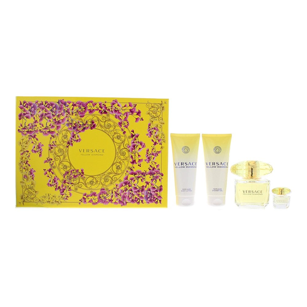 Versace Versace Yellow Diamond Gift Set 90Ml EDT + 100ml S Gel + B Lotion 100ml + 5Ml - Health & Beauty > Personal Care > Cosmetics > Perfumes & Colognes EDT
