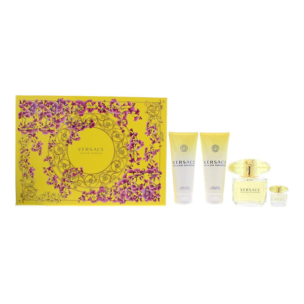 Versace Versace Yellow Diamond Gift Set 90Ml EDT + 100ml S Gel + B Lotion 100ml + 5Ml - Health & Beauty > Personal Care > Cosmetics > Perfumes & Colognes EDT
