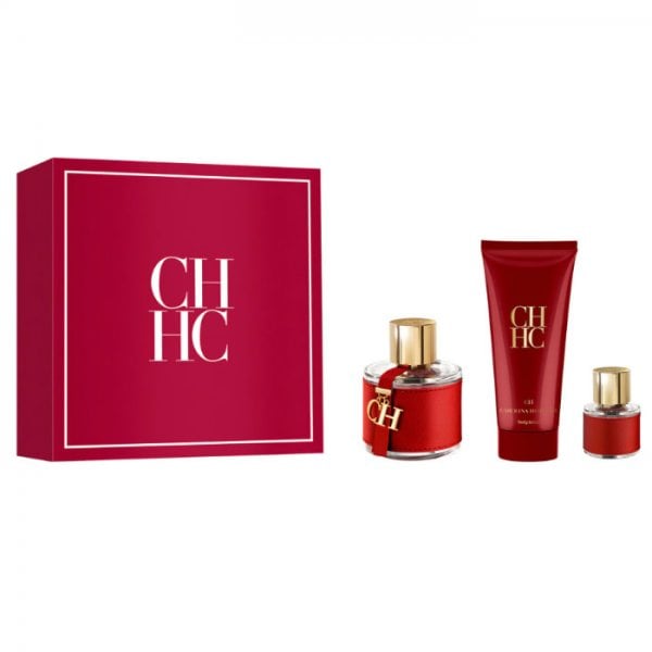 Carolina Herrera Carolina Herrera Ch 100ml EDT Spray Set 3 Pieces - Health & Beauty > Personal Care > Cosmetics > Perfumes & Colognes > Eaux De Toilette EDT