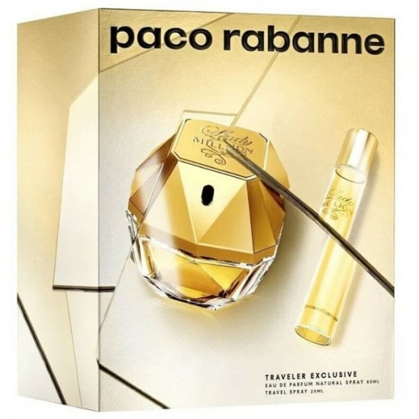Paco Rabanne Paco Rabanne Lady Million Spray 80ml EDP Spray + 20ml EDP - Health & Beauty > Personal Care > Cosmetics > Perfumes & Colognes EDP