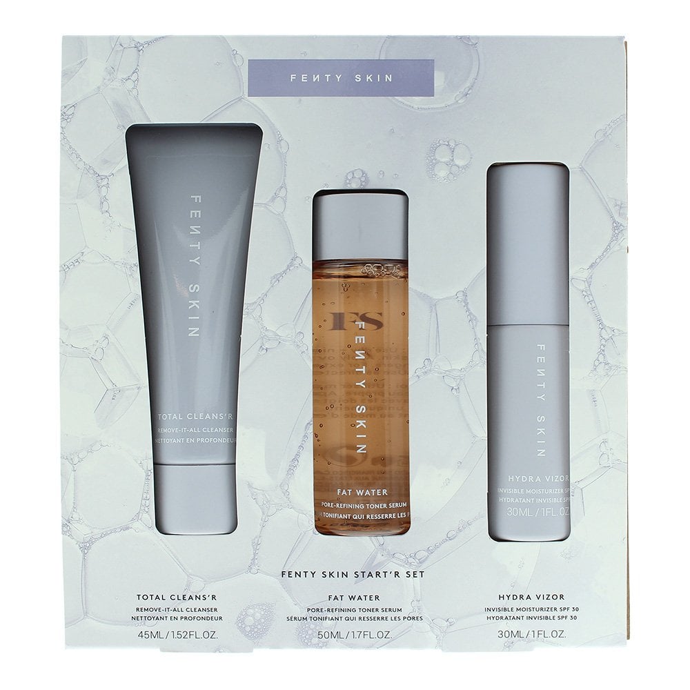 Fenty Beauty Fenty Beauty Fenty Skin 3 Piece Gift Set: Cleanser 45Ml - Toner 50ml - Moisturiser 30ml - Health & Beauty > Personal Care > Cosmetics > Perfumes & Colognes .