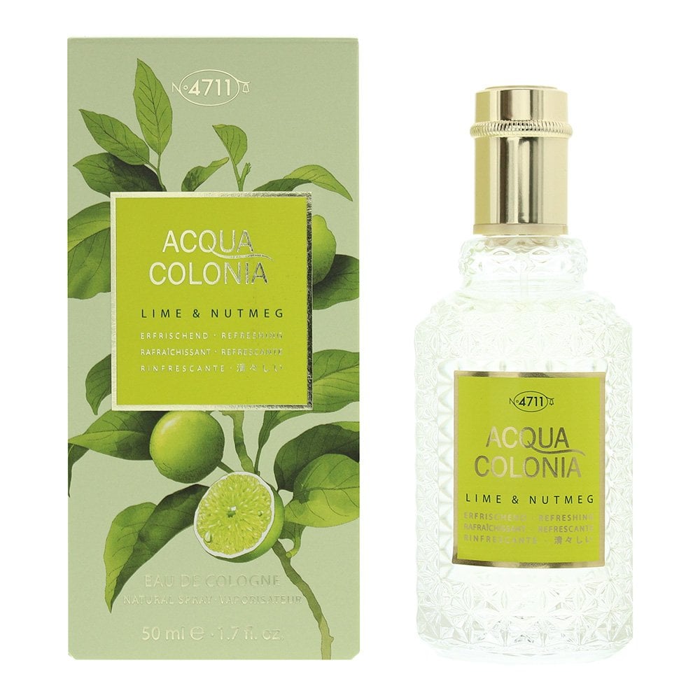 100Bon Maurer & Wirtz 4711 Acqua Colonia Lime & Nutmeg 50ml EDC Spray - Health & Beauty > Personal Care > Cosmetics > Perfumes & Colognes > Colognes EDP
