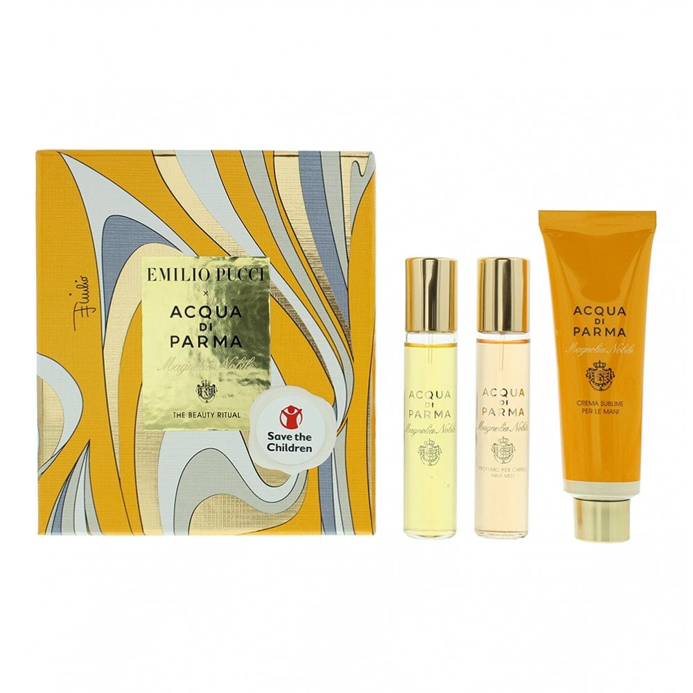Acqua Di Parma Acqua Di Parma Magnolia Nobile Gift Set 12Ml EDP Spray + 12Ml Hair Mist + 30ml Hand Cream - Health & Beauty > Personal Care > Cosmetics > Perfumes & Colognes Gift Set
