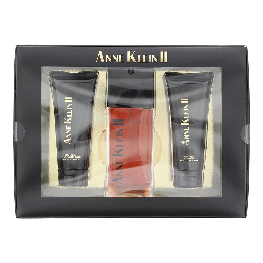 Annick Goutal Anne Klein Ii 3 Piece Gift Set: 100ml EDP Spray - Shower Gel 100ml - Body Lotion 100ml -