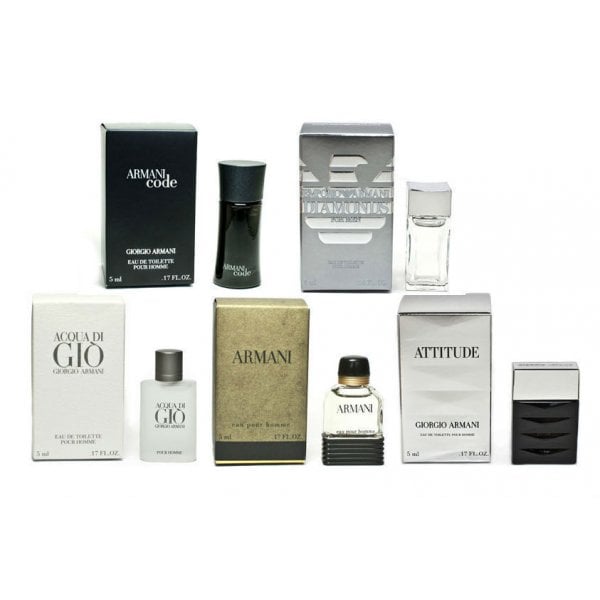 Giorgio Armani Giorgio Armani Miniatures Gift Set For Him - Health & Beauty > Personal Care > Cosmetics > Perfumes & Colognes > Eaux de Parfum Mini Set