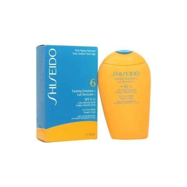 Shiseido Shiseido Protective Tanning Emulsion SPF6 Low Protection Face/Body 150ml - Health & Beauty > Personal Care > Cosmetics > Skin Care > Sunscreen