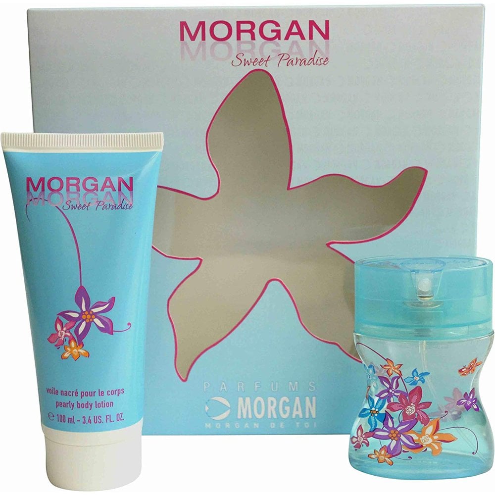 Morgan Morgan Sweet Paradise Gift Set 35Ml EDT Spray/ 100ml Body Lotion - Health & Beauty > Personal Care > Cosmetics > Bath & Body Gift Sets