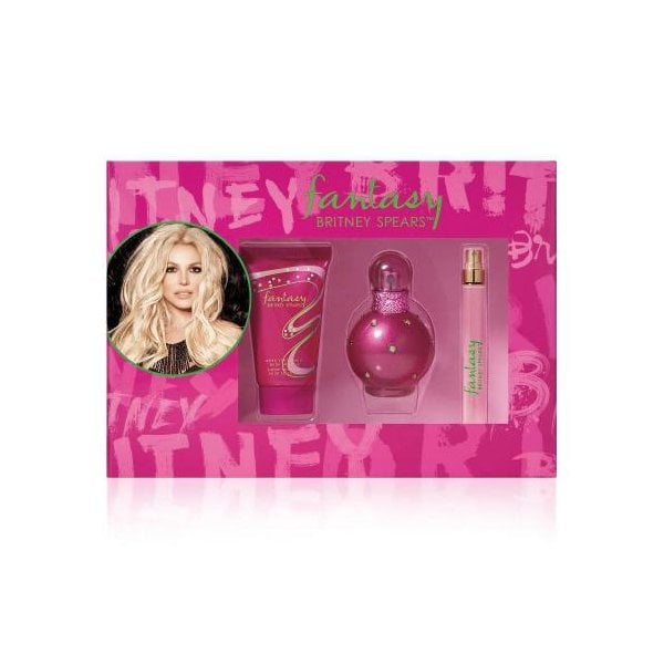 Britney Spears Britney Spears Fantasy EDP Gift Set 30ml EDP Spray - EDP 10ml - Body Souffle 50ml -