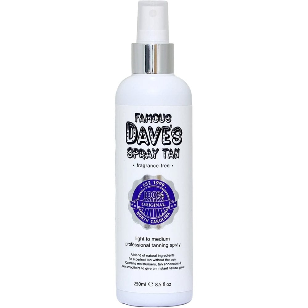Famous Dave's Famous Dave'S Spray Tan Light To Medium Fragrance-Free 250ml Tanning Spray - Health & Beauty > Personal Care > Cosmetics > Skin Care > Tanning Products > Self Tanner