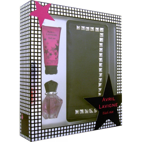 Avril Lavigne Avril Lavigne Black Star 30ml EDP Spray + Body Lotion 50ml + Black Leather Bag - Health & Beauty > Personal Care > Cosmetics > Perfumes & Colognes > Eaux de Parfum
