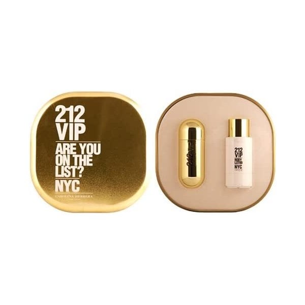 Carolina Herrera 212 VIP 80ml EDP Spray / 200ml Body Lotion