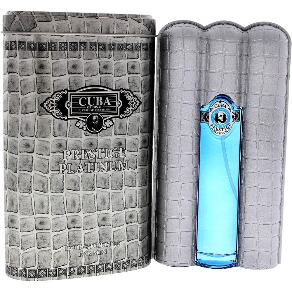 Cuba Cuba Prestige Platinum 90ml EDT Spray - Health & Beauty > Personal Care > Cosmetics > Perfumes & Colognes > Eaux De Toilette