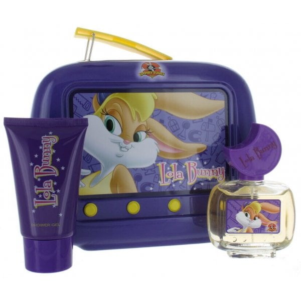 Looney Tunes Looney Tunes Lola Bunny 50ml EDT Spray / 75ml Shower Gel / Tin -