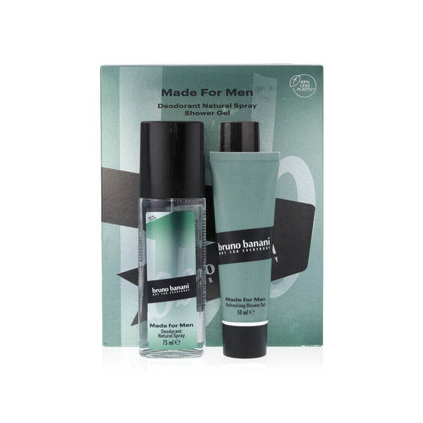 Bruno Banani Bruno Banani Made for Men Gift Set Deodorant Natural Spray 75ml + Shower Gel 50ml - Health & Beauty > Personal Care > Cosmetics > Perfumes & Colognes Deodorant+