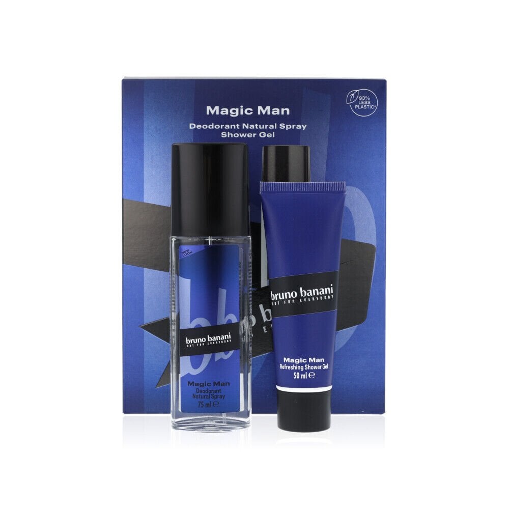 Bruno Banani Bruno Banani Magic Man Gift Set Deodorant Natural Spray 75ml + Shower Gel 50ml - Health & Beauty > Personal Care > Cosmetics > Perfumes & Colognes Deodorant+