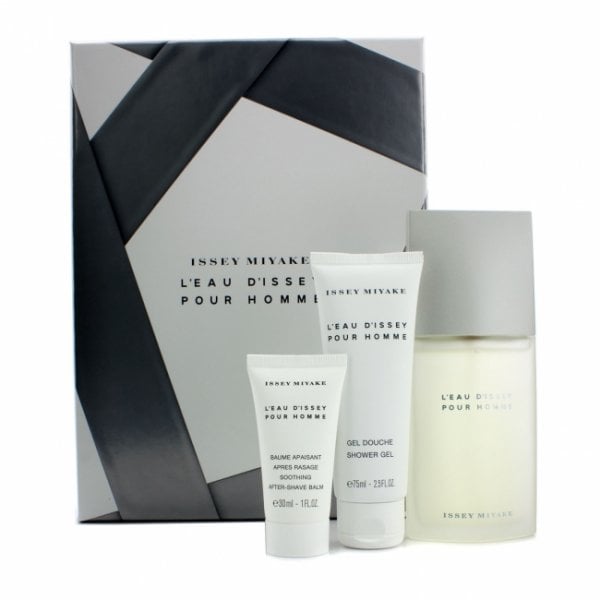 Issey Miyake Issey Miyake For Men 75ml EDT Spray + 75ml Shower Gel + 30ml Aftershave Balm - Health & Beauty > Personal Care > Cosmetics > Bath & Body Gift Sets