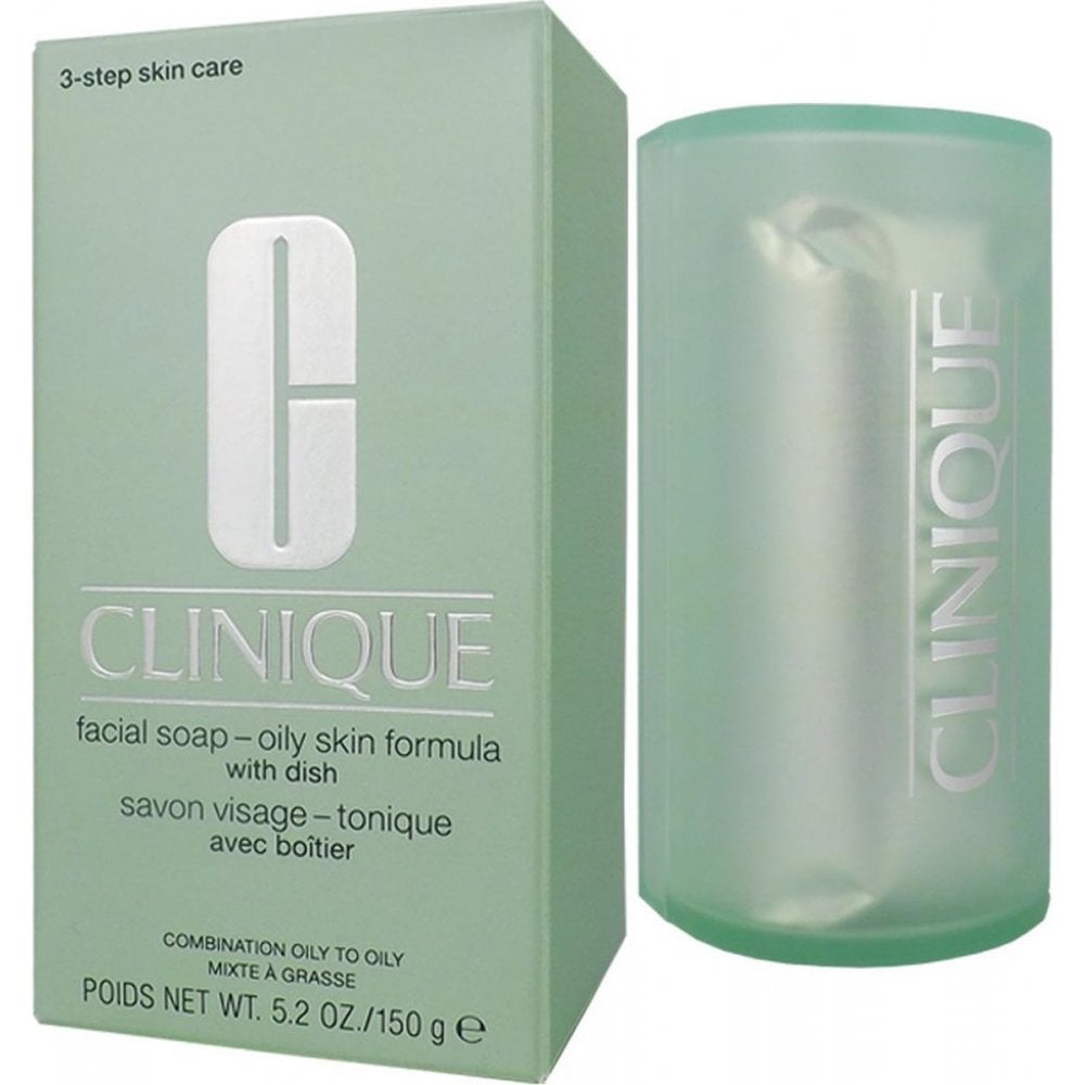 Clinique Clinique 150G Extra Strength Facial Soap With Dish - Health & Beauty > Personal Care > Cosmetics > Bath & Body > Bar Soap