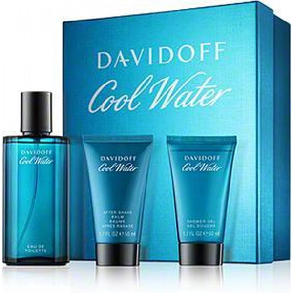 Davidoff Davidoff Cool Water Gift Set 40ml EDT Spray + 50ml Shower Gel + 50ml Aftershave Balm - Health & Beauty > Personal Care > Cosmetics > Perfumes & Colognes Gift Set