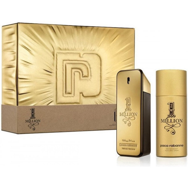Paco Rabanne Paco Rabanne 1 Million Gift Set 100ml EDT Spray + 150ml Deodorant - Health & Beauty > Personal Care > Cosmetics > Bath & Body Gift Sets