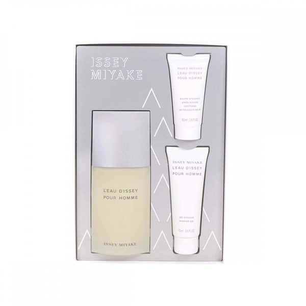 Issey Miyake Issey Miyake L'Eau D'Issey Pour Homme Gift Set 125ml EDT + 75Ml Shower Gel + 50ml Aftershave Balm - Health & Beauty > Personal Care > Cosmetics > Bath & Body Gift Sets