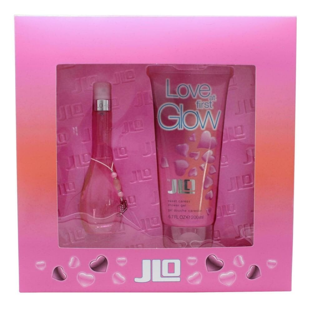 Jennifer Lopez JLO Love At First Glow Gift Set 30ml EDT Spray + 200ml Bath & Shower Gel - Health & Beauty > Personal Care > Cosmetics > Bath & Body Gift Sets
