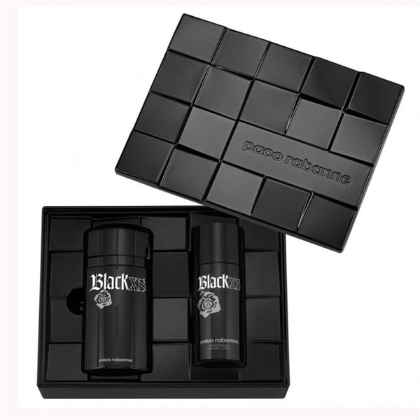 Paco Rabanne Paco Rabanne Black XS Men 100ml EDT Spray / 150ml Deodorant Spray -