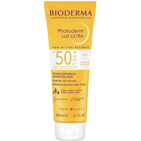 Bioderma Bioderma Photoderm Lait Ultra Moisturising Lotion SPF50+ 200ml - Health & Beauty > Personal Care > Cosmetics > Skin Care > Sunscreen