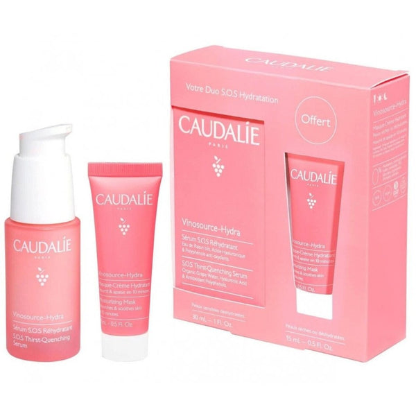 Caudalie Caudalie Vinosource Hydra Duo Gift Set Includes Hydra Serum 30ml + Mask - Health & Beauty > Personal Care > Cosmetics > Skin Care > Face Serums