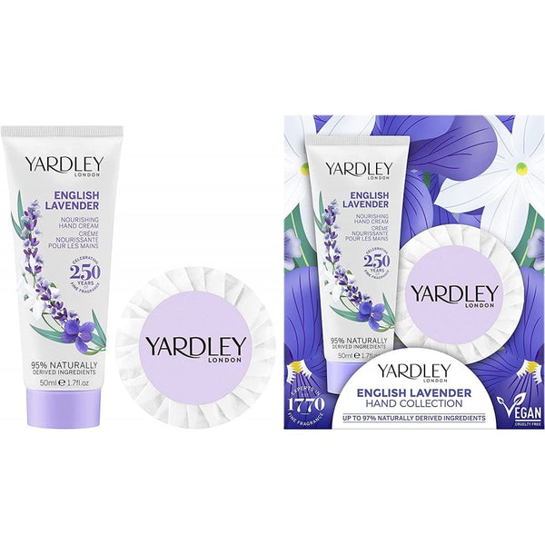 Yardley Yardley London Traditional English Lavender Mini Soap and Hand Cream Gift Set (Pack of 2) - Health & Beauty > Personal Care > Cosmetics > Bath & Body Gift Sets