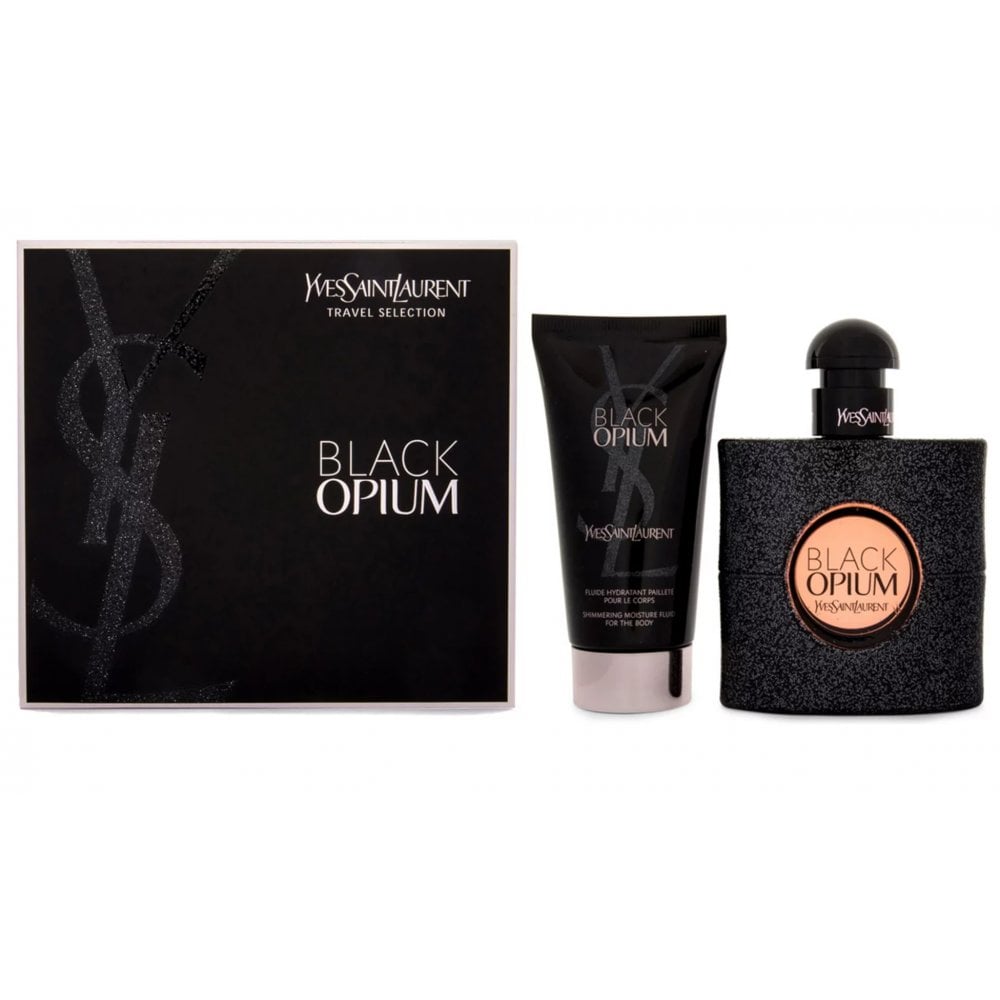 Yves Saint Laurent YSL Black Opium Gift Set 50ml EDP + 50ml Body Lotion - Health & Beauty > Personal Care > Cosmetics > Perfumes & Colognes EDP