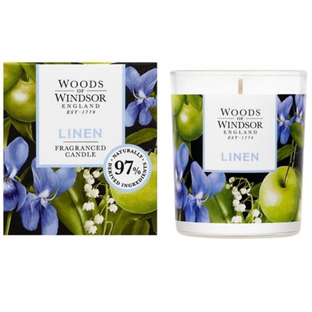 Woods of Windsor Woods of Windsor Linen Candle 150g - Health & Beauty > Personal Care > Cosmetics .